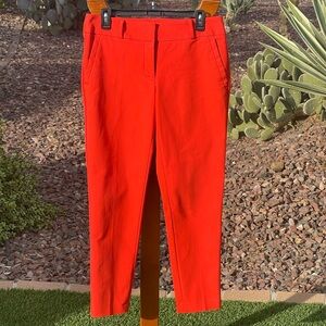 NWOT - LOFT JULIE SKINNY - Fiery Orange Pants